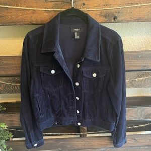 Forever 21 corduroy cropped jacket